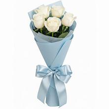 Букет 5 Белых роз Проуд #REPLACE_PRED# Журавском