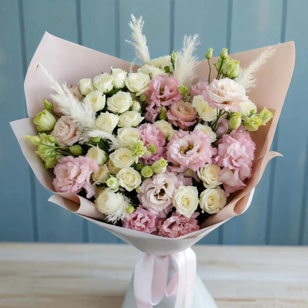 Букет цветов из: Альстромерии и Розы в Журавском