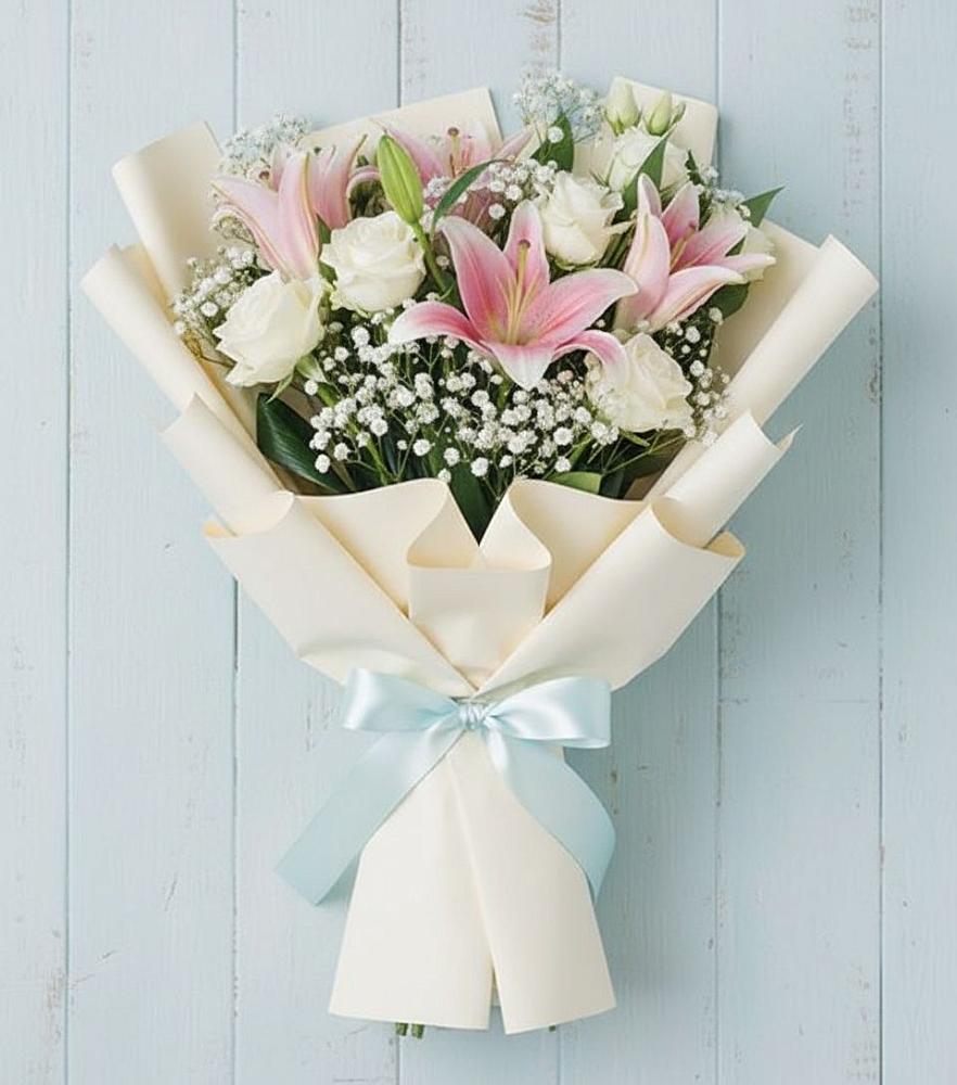 Букет цветов из: Лилии в Журавском