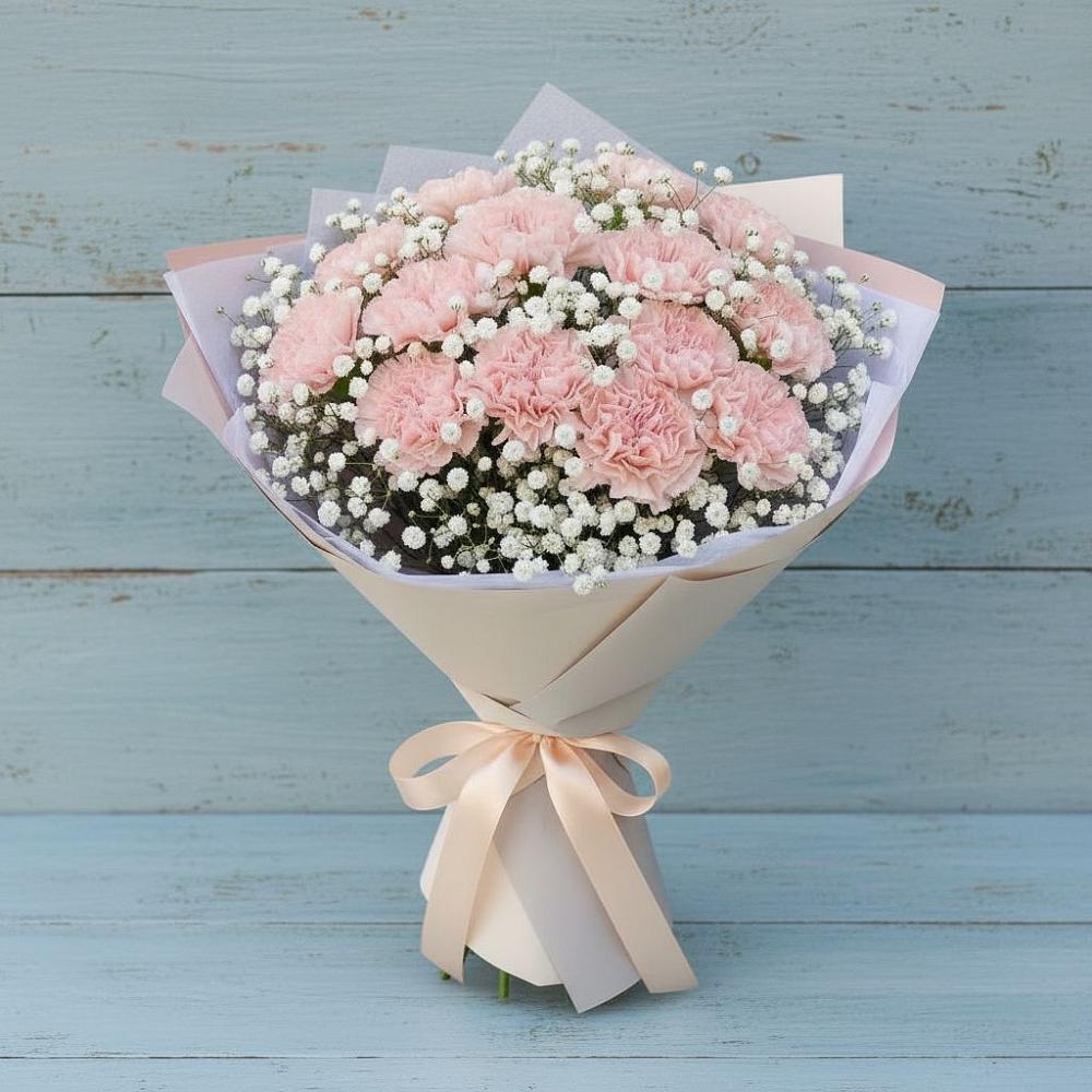 Букет цветов из: Гвоздики в Журавском