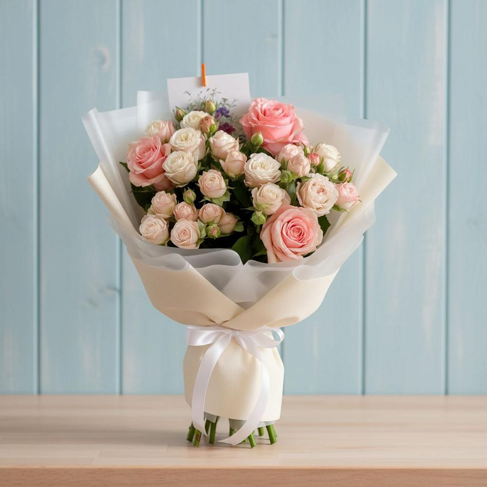 Букет цветов из: Розы в Журавском