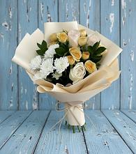 Букет цветов из:  Розы и Хризантемы в Журавском