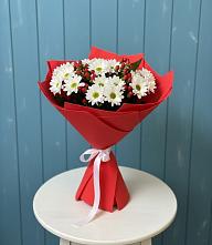 Букет цветов из:  Хризантемы #REPLACE_PRED# Журавском