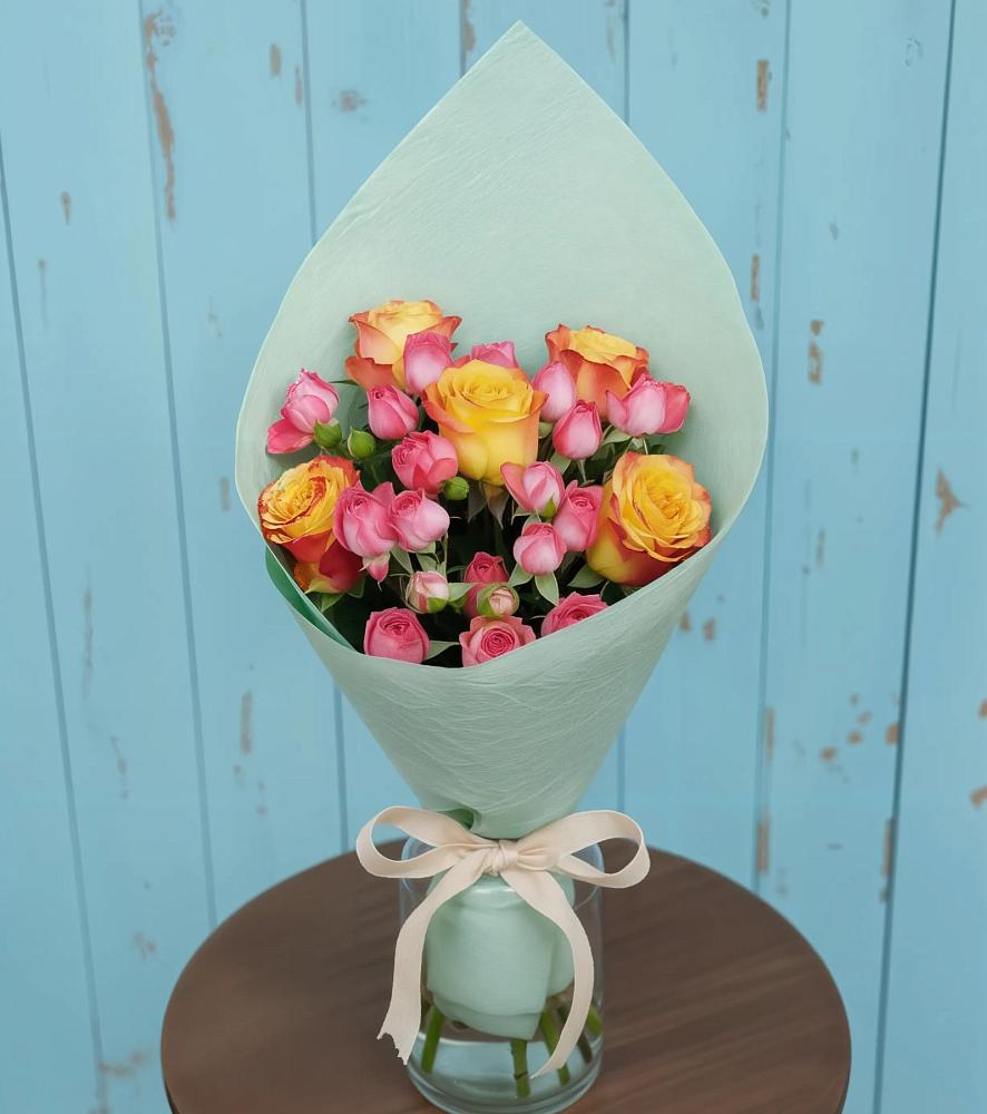 Букет цветов из: Розы в Журавском