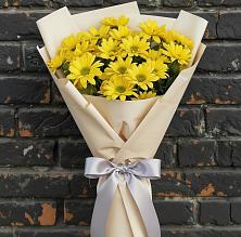 Букет цветов из:  Хризантемы #REPLACE_PRED# Журавском