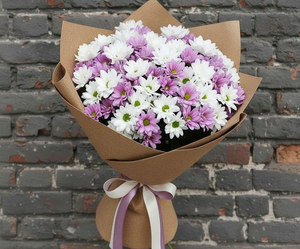 Букет цветов из: Хризантемы в Журавском