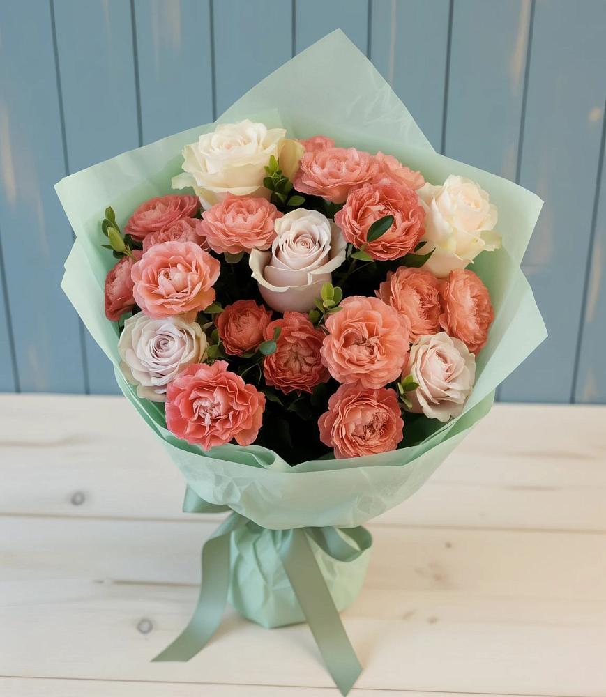 Букет цветов из: Розы в Журавском