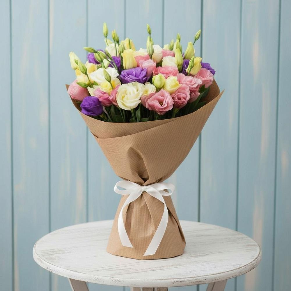 Букет цветов из: Лизиантусы в Журавском