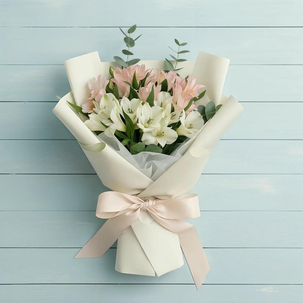 Букет цветов из: Альстромерии в Журавском