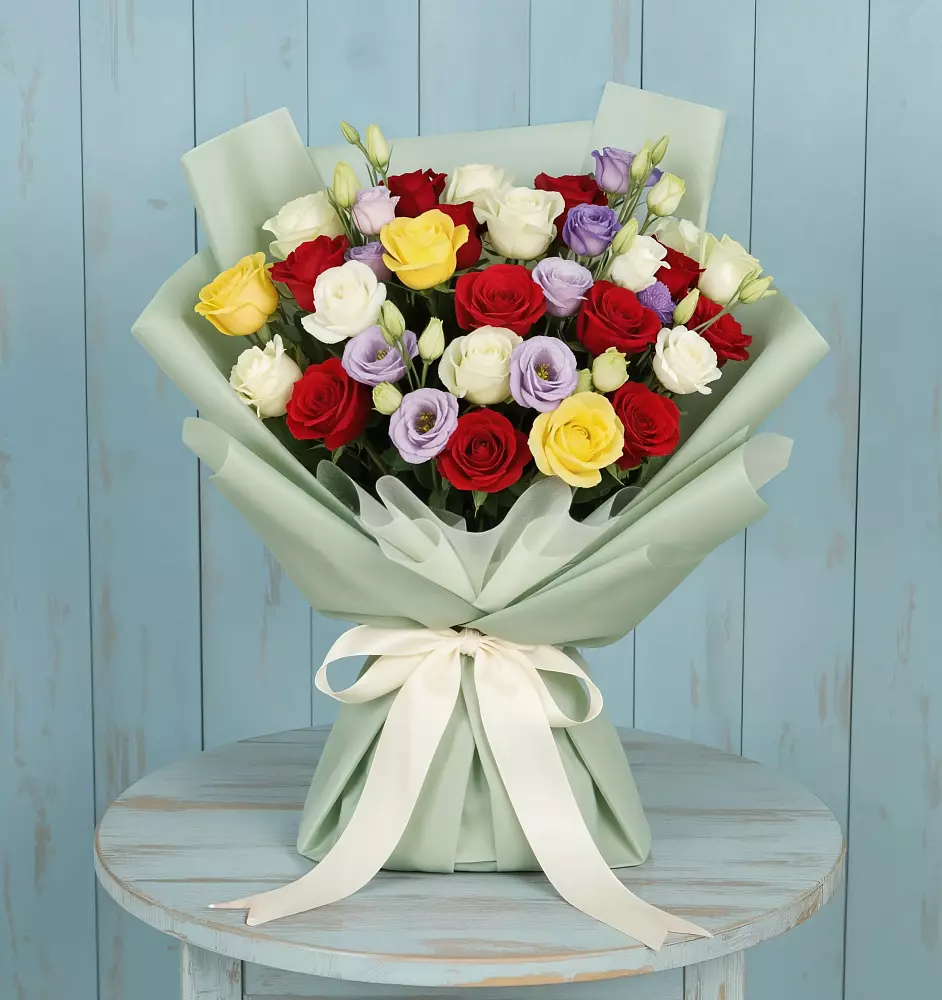 Букет цветов из: Розы в Журавском