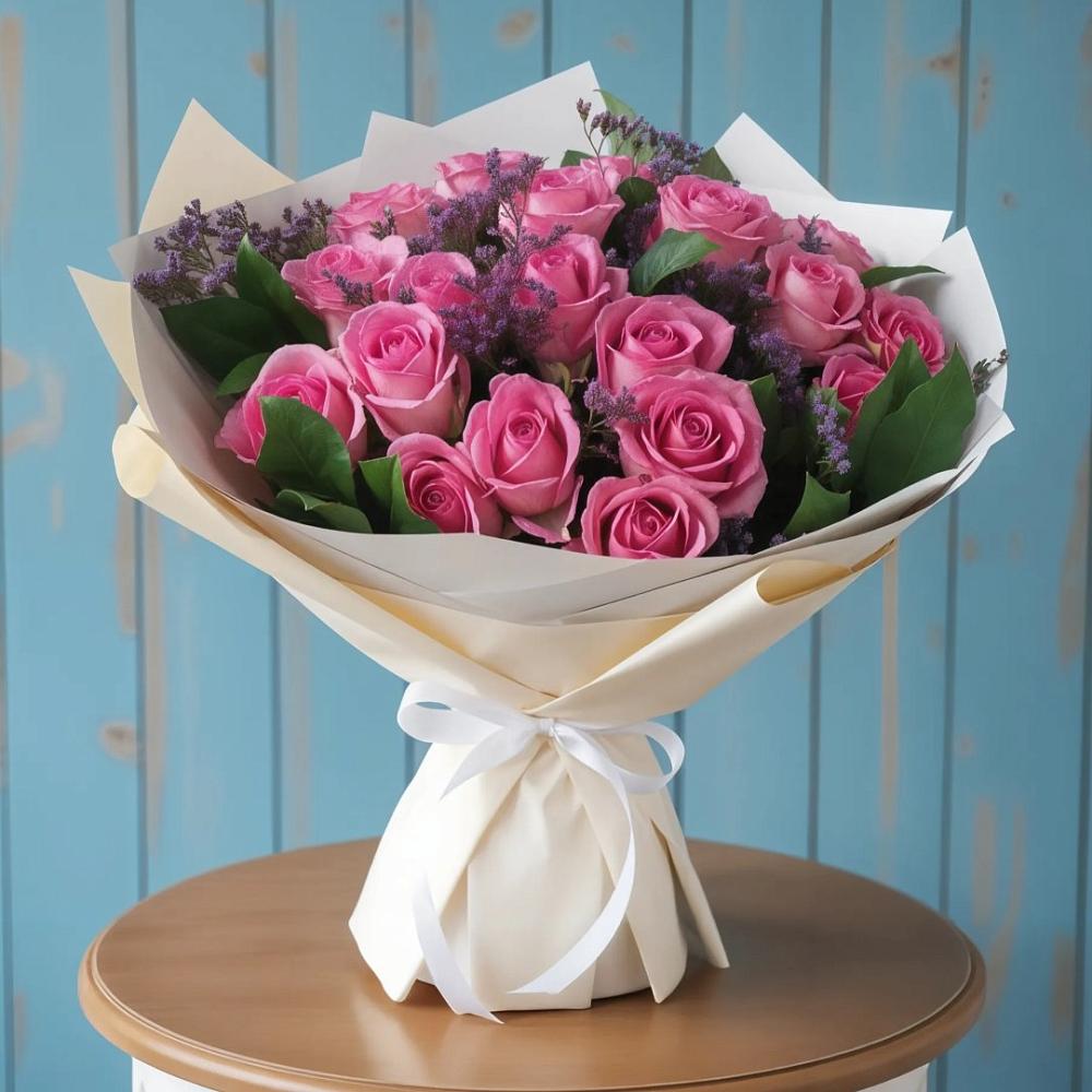 Букет цветов из: Розы в Журавском